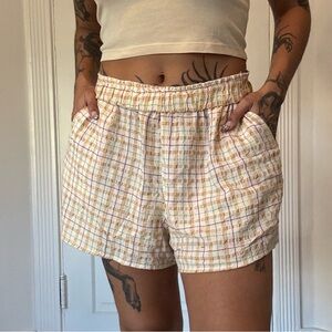 Linen shorts